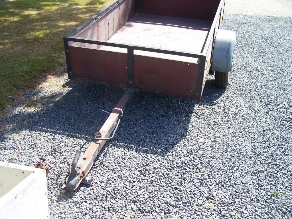 maaitrekker aanhanger , minitractor aanhanger , kar, Ophalen, Gebruikt