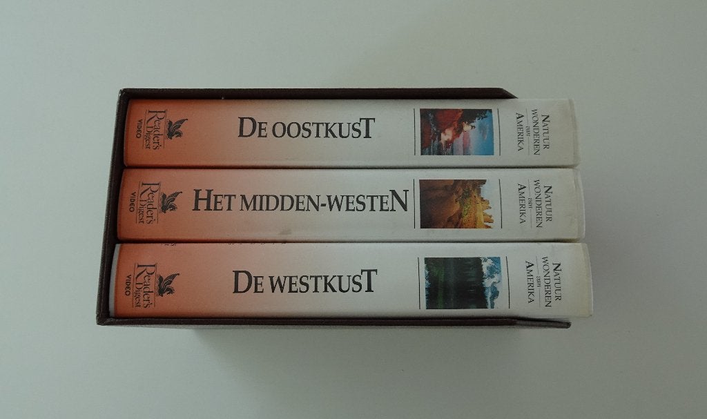 Natuurwonderen van Amerika - 3-Delige Documentaire op VHS, Alle leeftijden, Ophalen, Zo goed als nieuw, Documentaire
