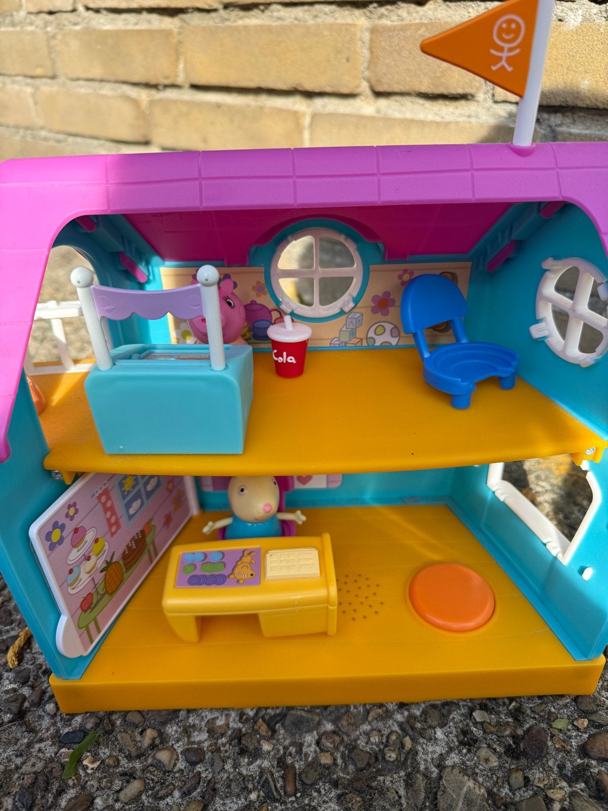 Peppa Pig huis met geluid - Zo goed als nieuw, Ophalen of Verzenden, Zo goed als nieuw, Poppenhuis