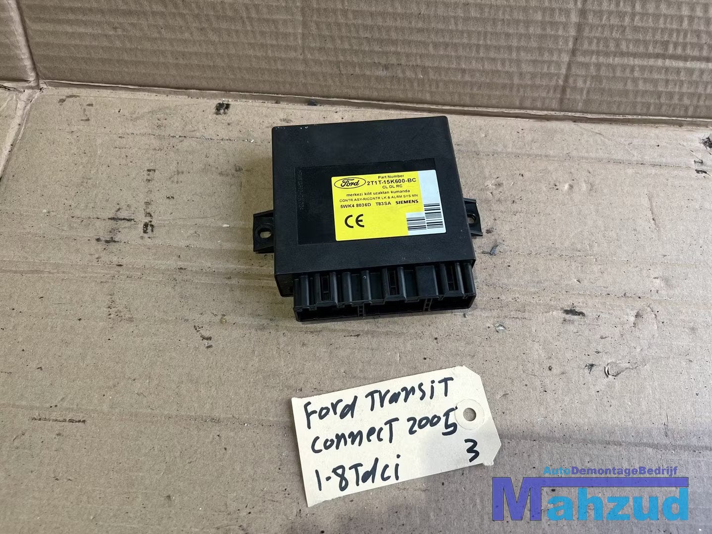 FORD TRANSIT CONNECT Alarm module 2T1T15K600BC 2002-2012, Auto-onderdelen, Gebruikt, Info@ford.com, Ophalen of Verzenden, Ford