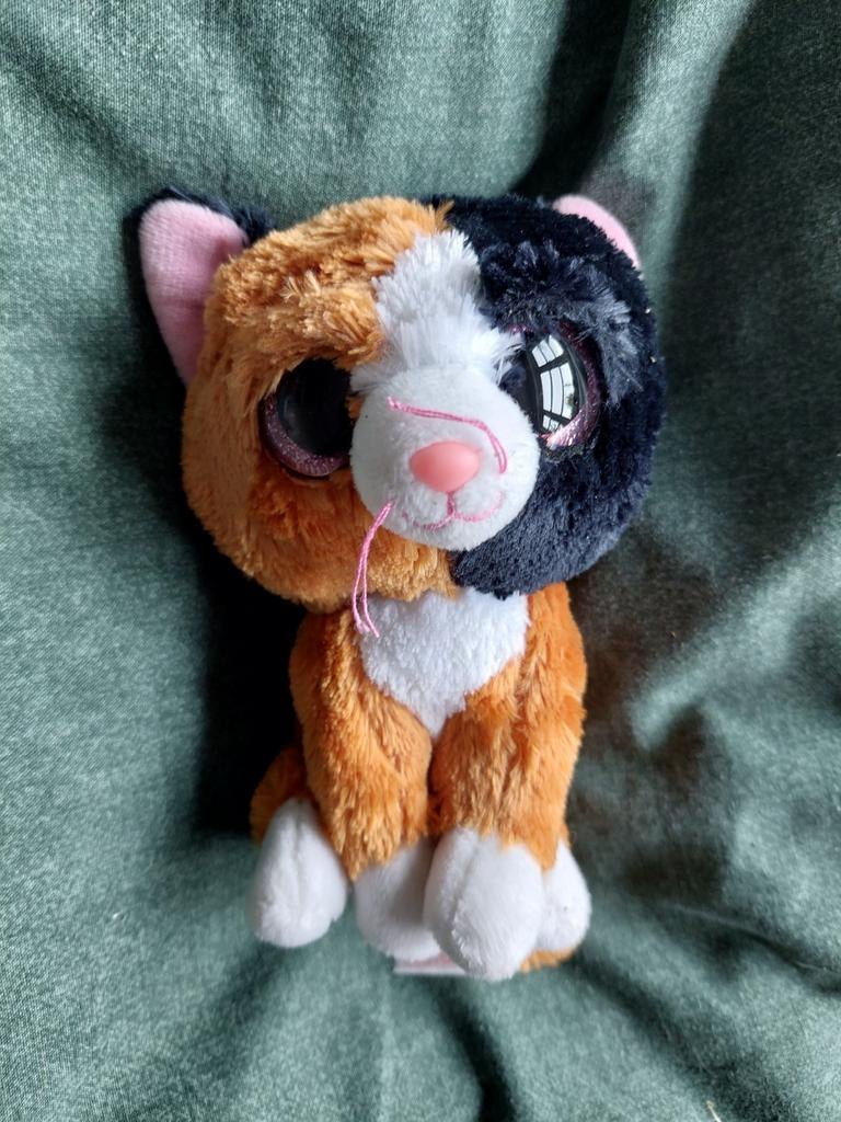 Ty Beanie Boo Tauro Kat Knuffel, Ophalen of Verzenden, Kat, Meerkleurig, Klein (minder dan 20 cm)