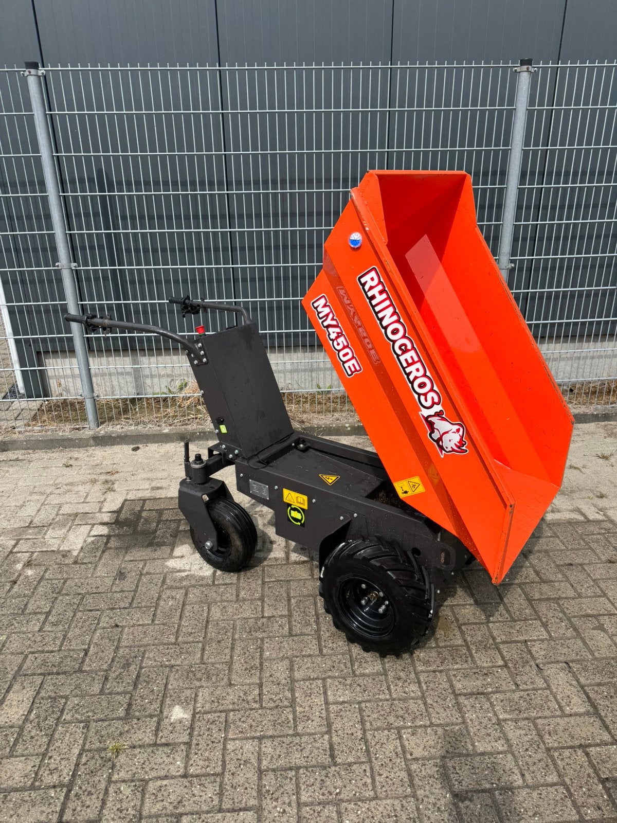 Elektrische dumper/kruiwagen te huur, Tuin en Terras, Ophalen, Zo goed als nieuw