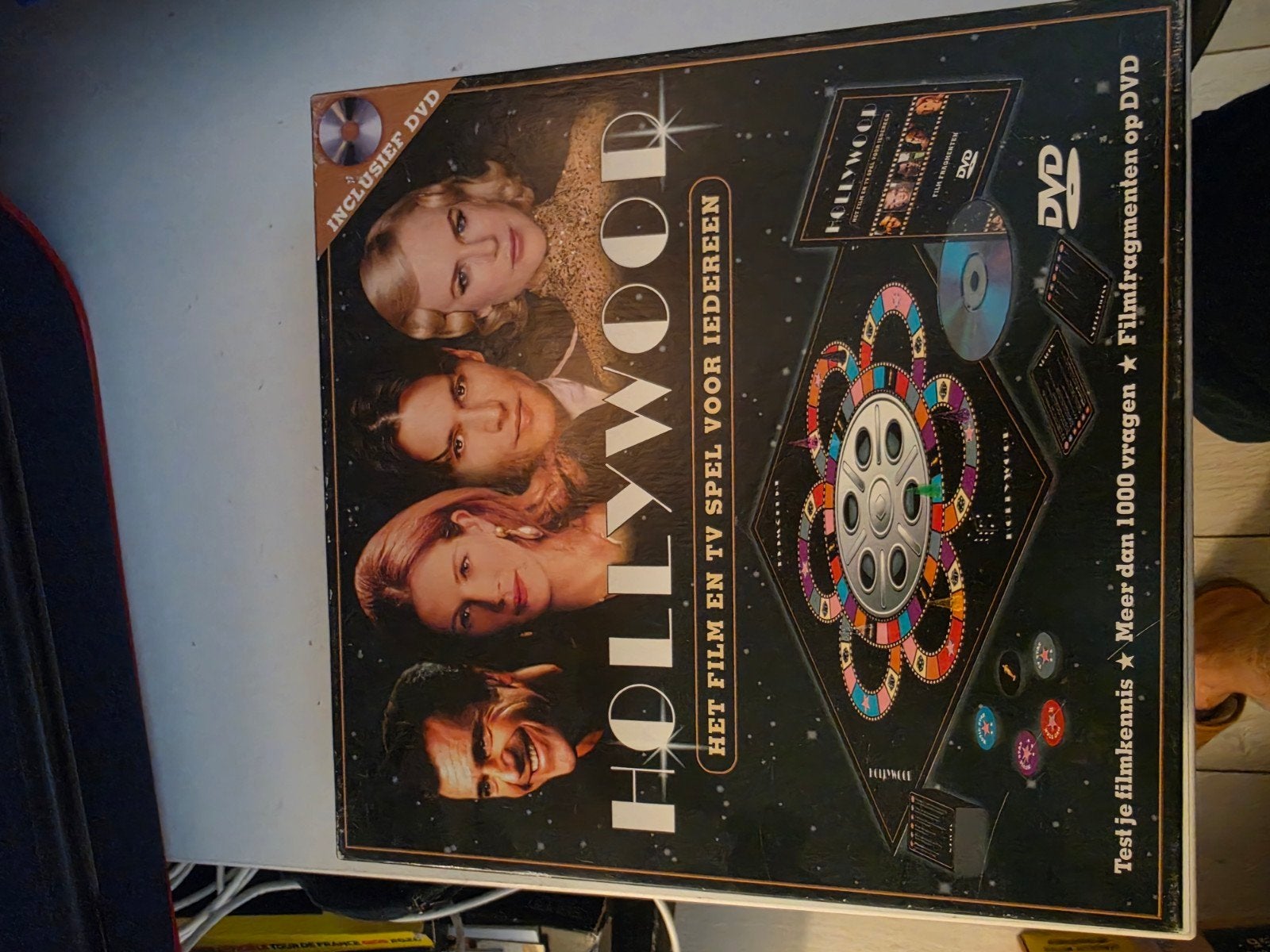 Hollywood: Het Film en TV Spel voor Iedereen (Inclusief DVD), Drie of vier spelers, Ophalen of Verzenden, Gebruikt, Onbekend