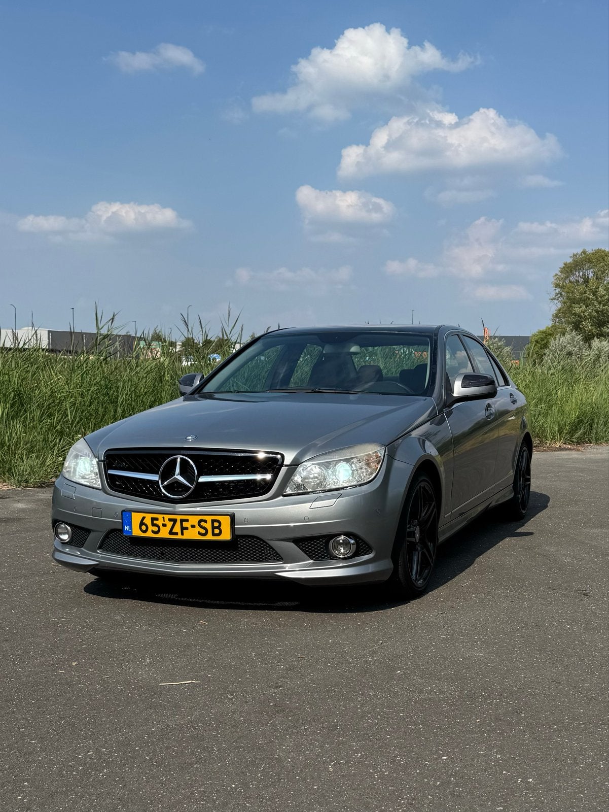 Mercedes-Benz C-Klasse 2.5 C230 Sedan AUT 2008 Grijs, Automaat, Achterwielaandrijving, 1800 kg, Zwart