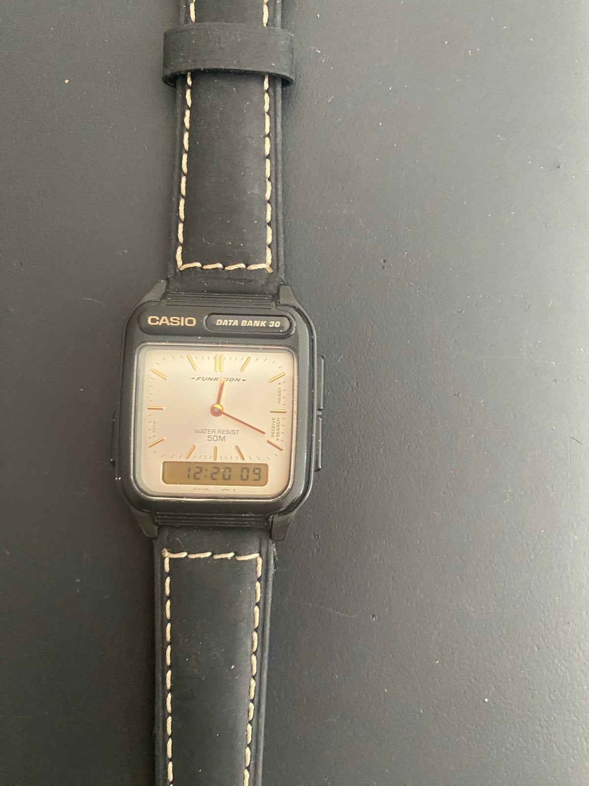 Casio Data Bank 30 vintage horloge, Polshorloge, Ophalen of Verzenden, Overige materialen, Casio