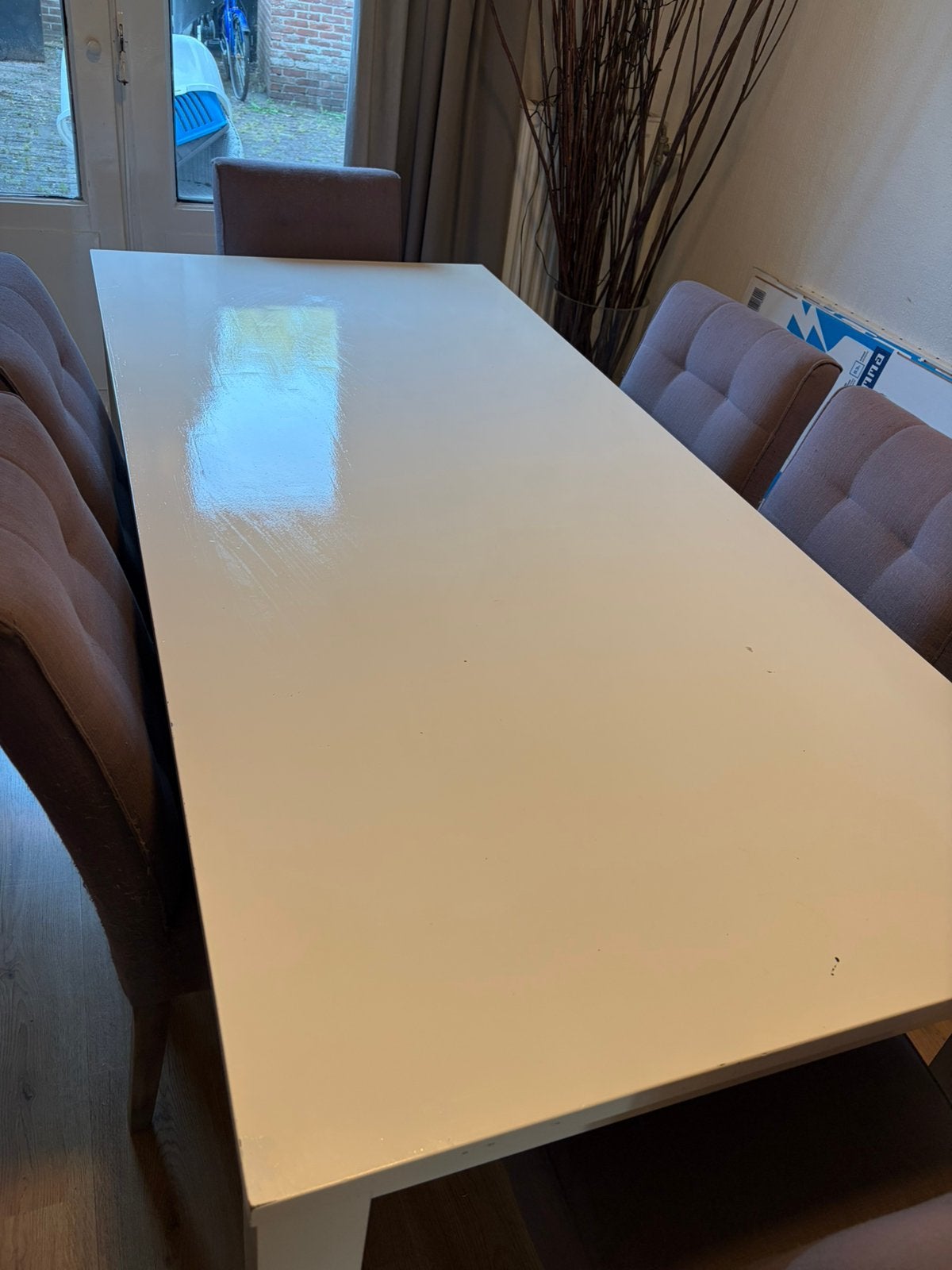 Dinner table, Ophalen, Zo goed als nieuw, Rechthoekig, 50 tot 100 cm