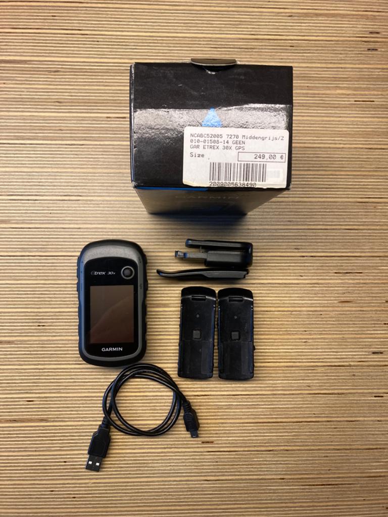 Garmin eTrex 30x incl accessoires, Ophalen of Verzenden, GPS, Gebruikt