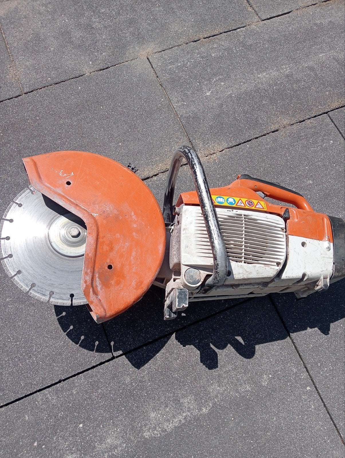 Stihl TS 400 Motor Steenzaag - Krachtige Doorslijper, Stihl, Gebruikt, 70 mm of meer, Overige typen