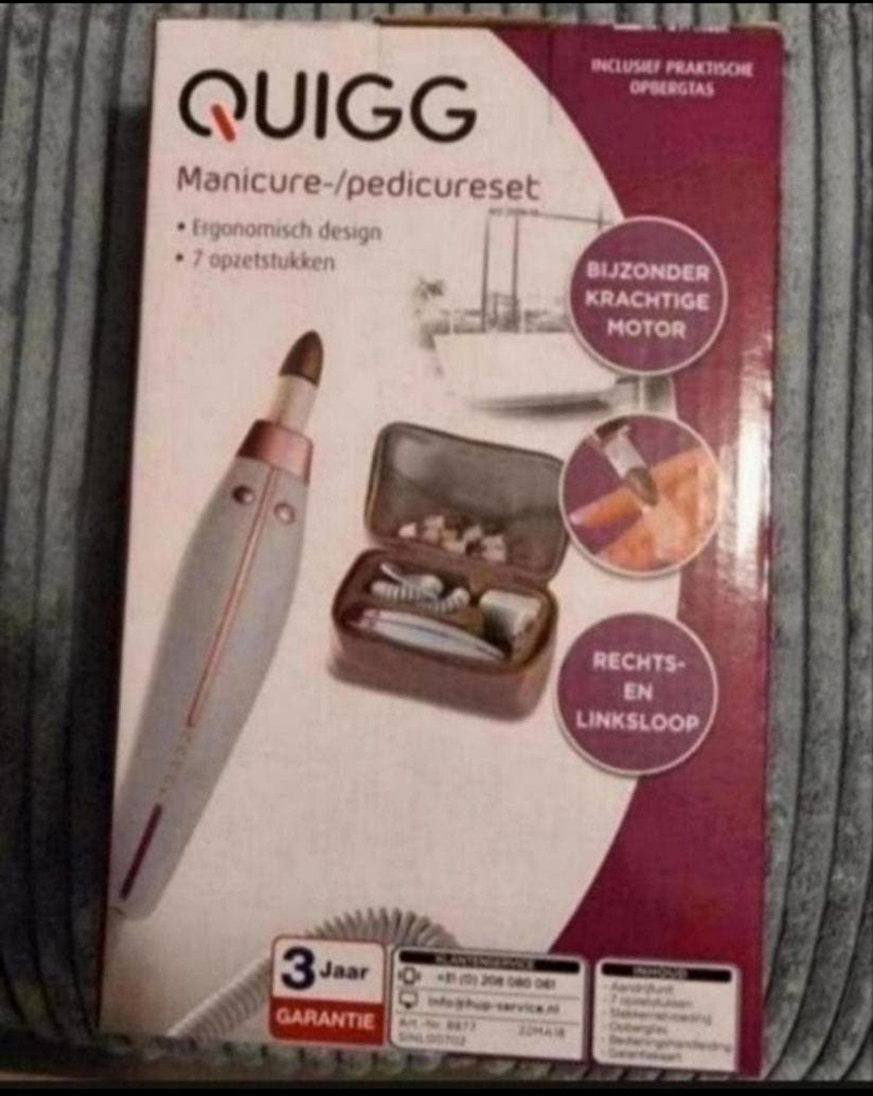 QUIGG Manicure/Pedicureset - Nieuw in Doos, Ophalen of Verzenden, Nieuw, Overige typen
