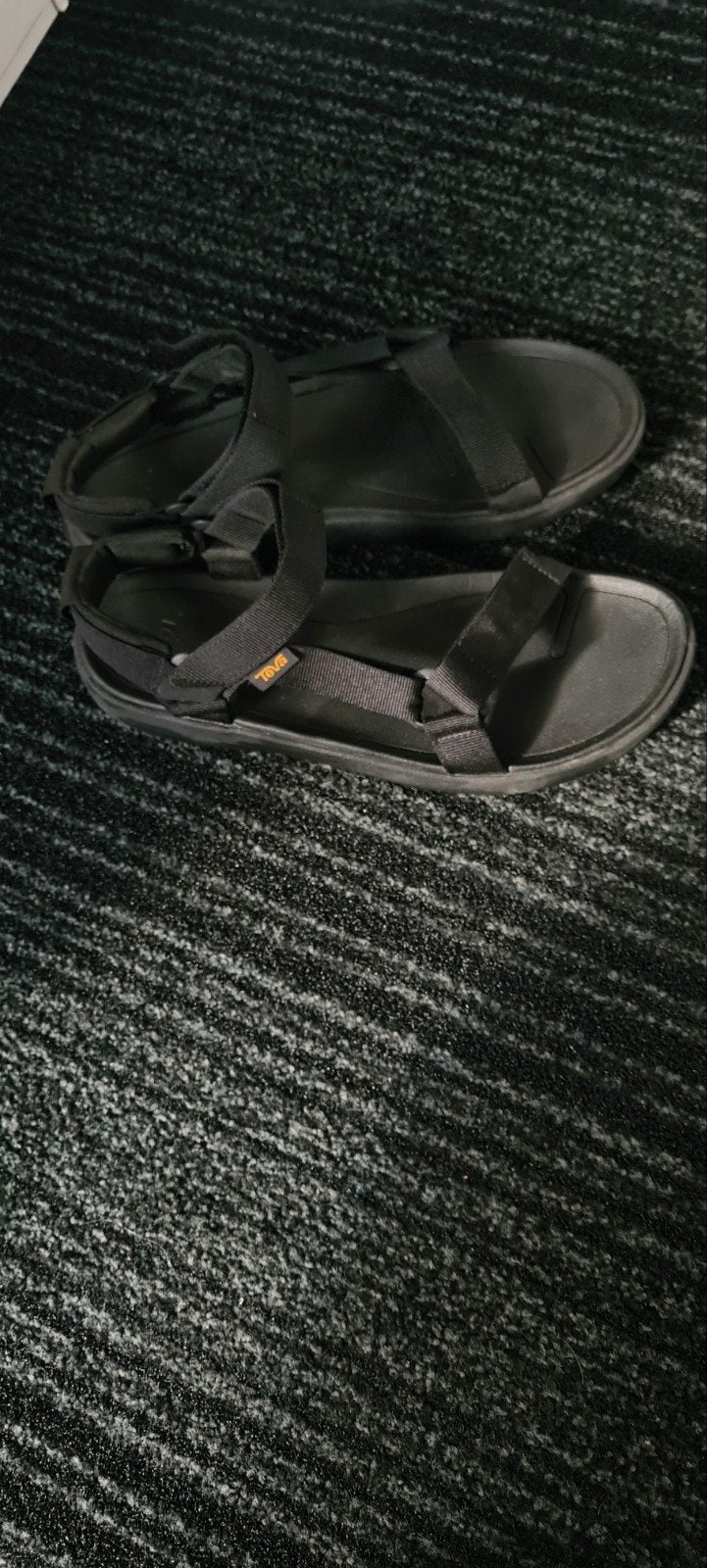 Teva sandalen zwart heren - Zo goed als nieuw maat 44,5, Ophalen of Verzenden, Zo goed als nieuw, Zwart
