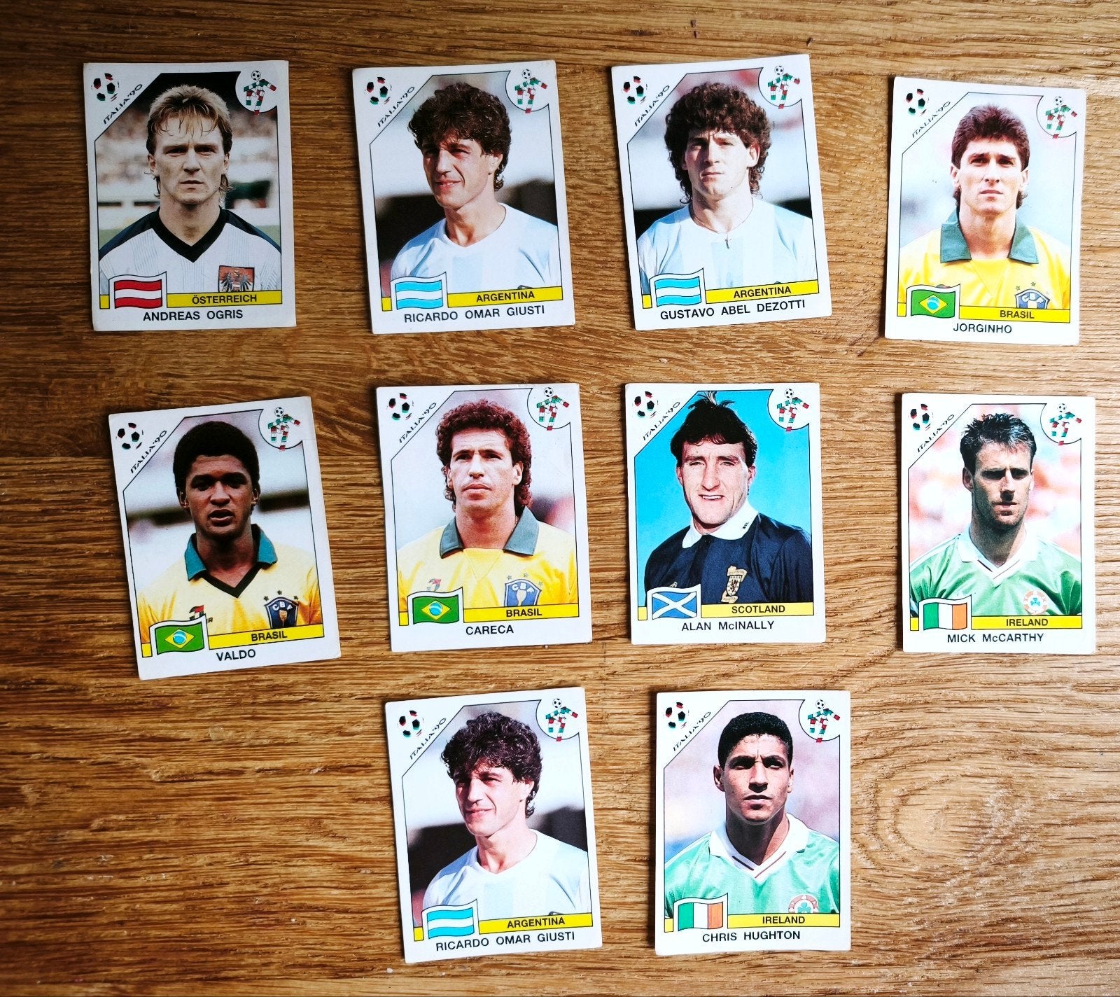 Panini Italia '90 Voetbalplaatjes - Diverse Spelers, Verzamelen, Ophalen of Verzenden, Zo goed als nieuw, Buitenlandse clubs, Poster, Plaatje of Sticker