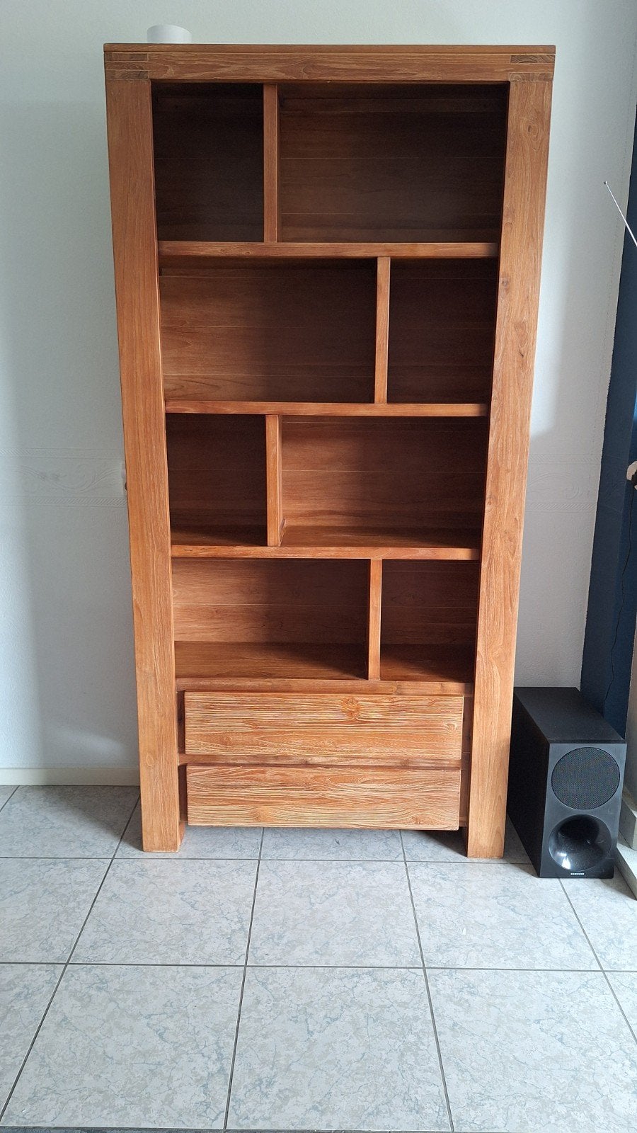 Houten kast., Ophalen, Overige materialen, 100 tot 150 cm, 200 cm of meer