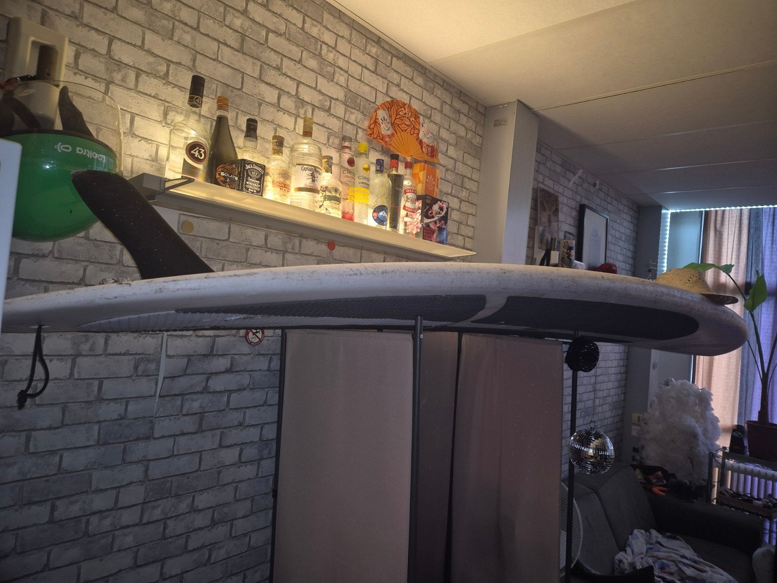 Gebruikt surfboard met vin, Ophalen of Verzenden, Gebruikt, Overige typen, Met vinnen