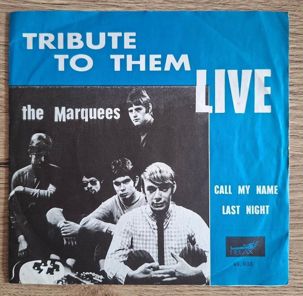 Marquees single Nederbeat Tribute To Them, Cd's en Dvd's, Vinyl Singles, Ophalen of Verzenden, Gebruikt, 7 inch, Pop