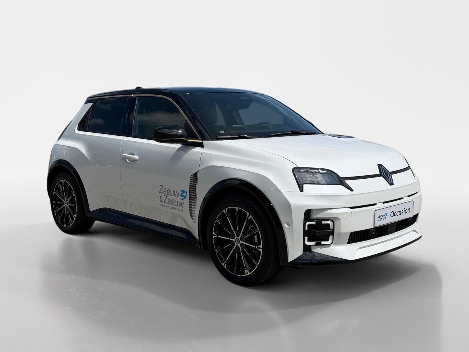 Renault 5 Comfort Range Iconic Cinq 52 kWh Automaat | DEMO |, Auto's, Stof, Wit, Origineel Nederlands, Grijs
