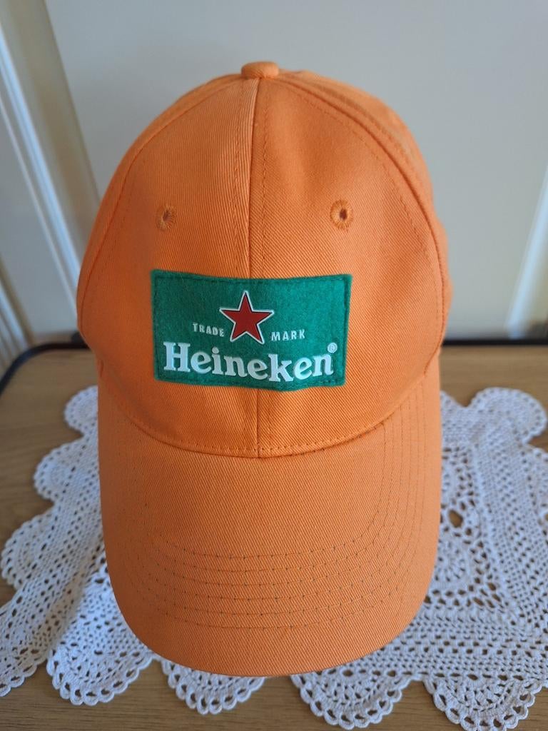 Oranje Heineken cap - Nieuw., Ophalen of Verzenden, Nieuw, Gebruiksvoorwerp