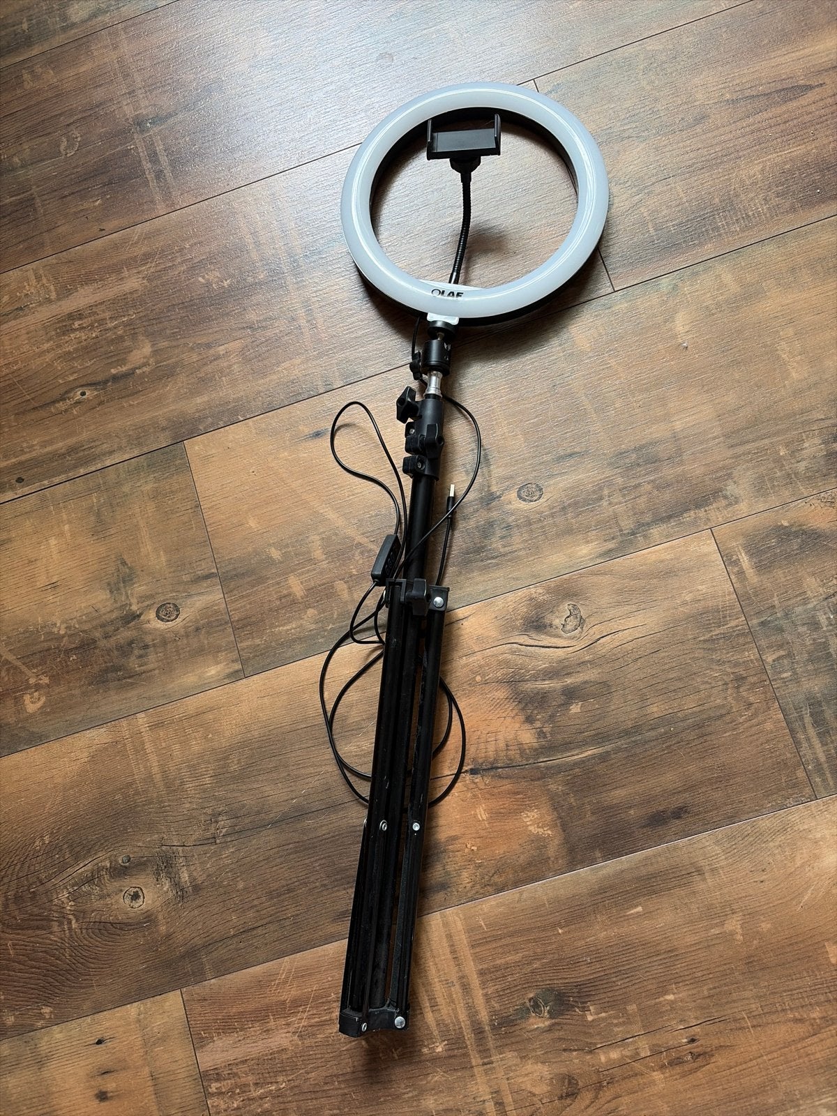 Olaf Ringlamp met Statief en Telefoonhouder, Overige merken, Belichting, Ophalen, Zo goed als nieuw