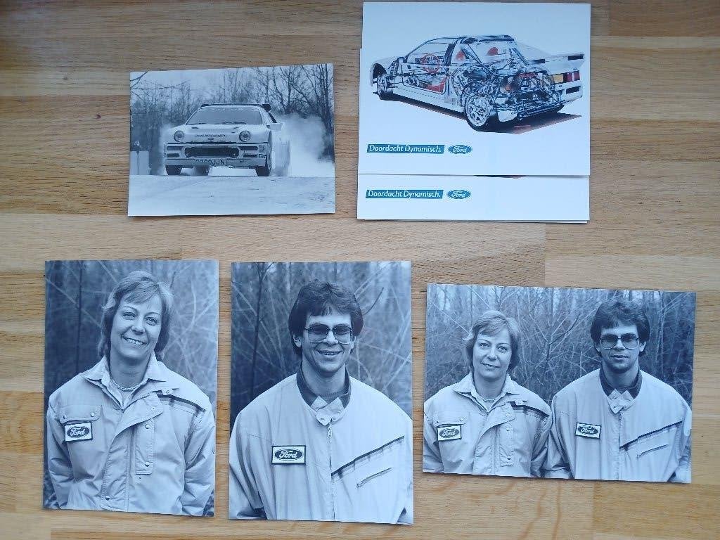 STIG ANDERVANG – ANJA LIEUWMA – FORD RS 200, Ophalen of Verzenden, Zo goed als nieuw, Ford, Rally sport
