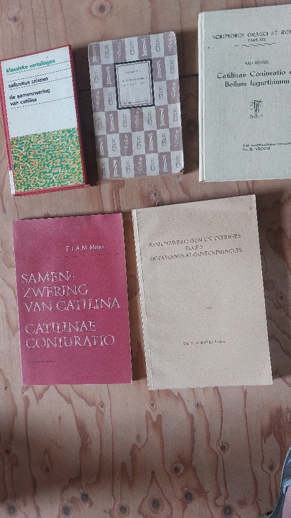 Samenzwering van Catilina - Catilinae coniurartio -Meijer, Boeken, Literatuur, Gelezen, Europa overig, Ophalen of Verzenden
