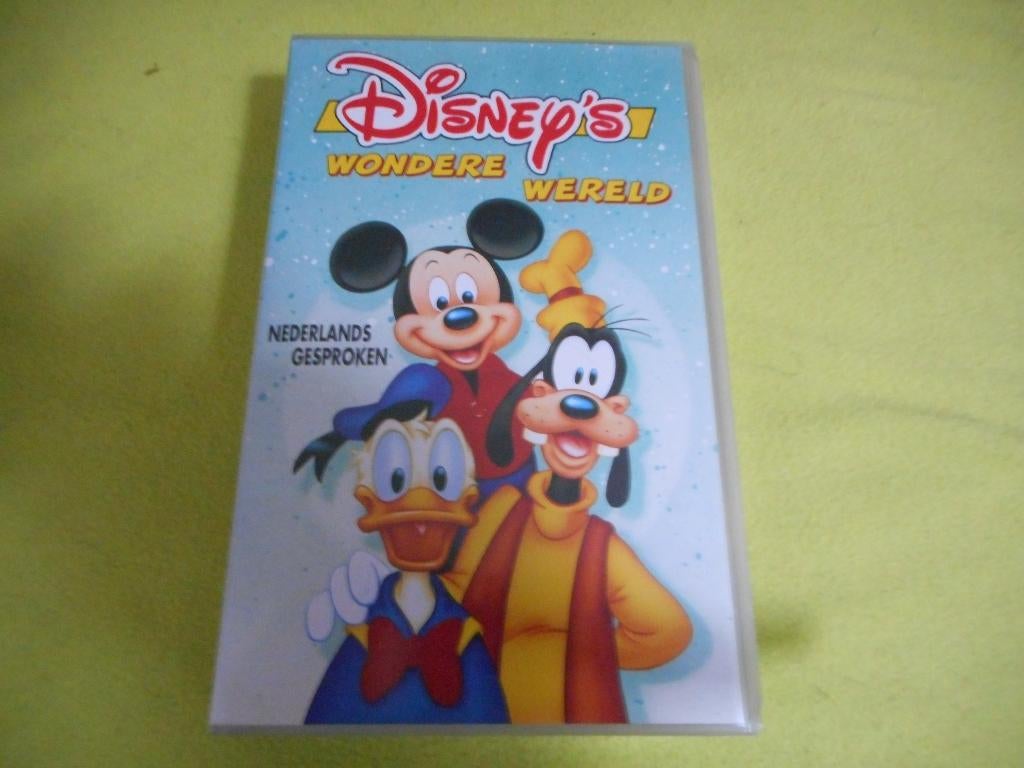 DISNEY'S WONDERE WERELD! Mooie Klassiekers Op VIDEO!, Tekenfilm, Alle leeftijden, Ophalen of Verzenden, Zo goed als nieuw