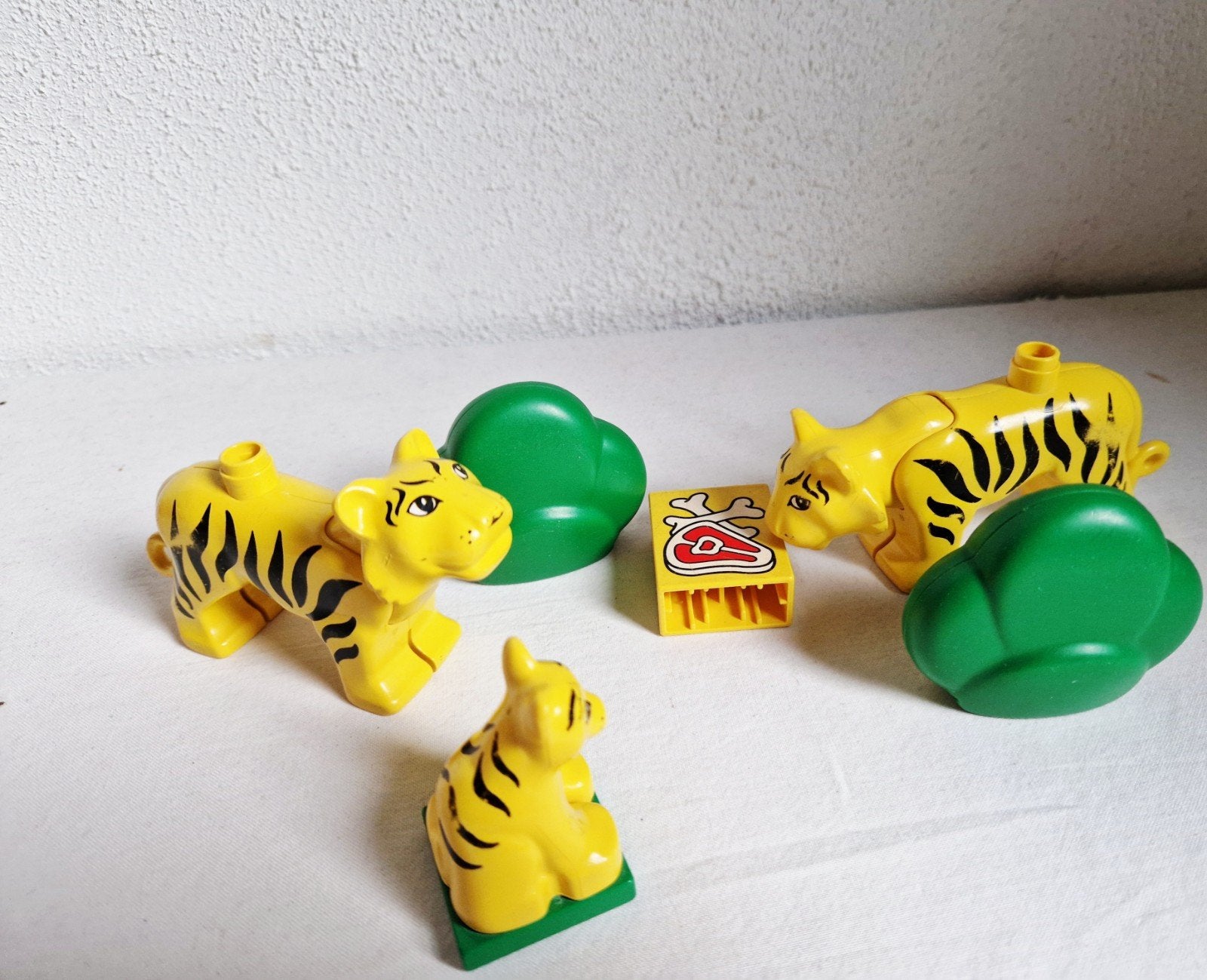 Duplo safari dierentuin dieren gele tijger, Ophalen of Verzenden, Gebruikt, Duplo