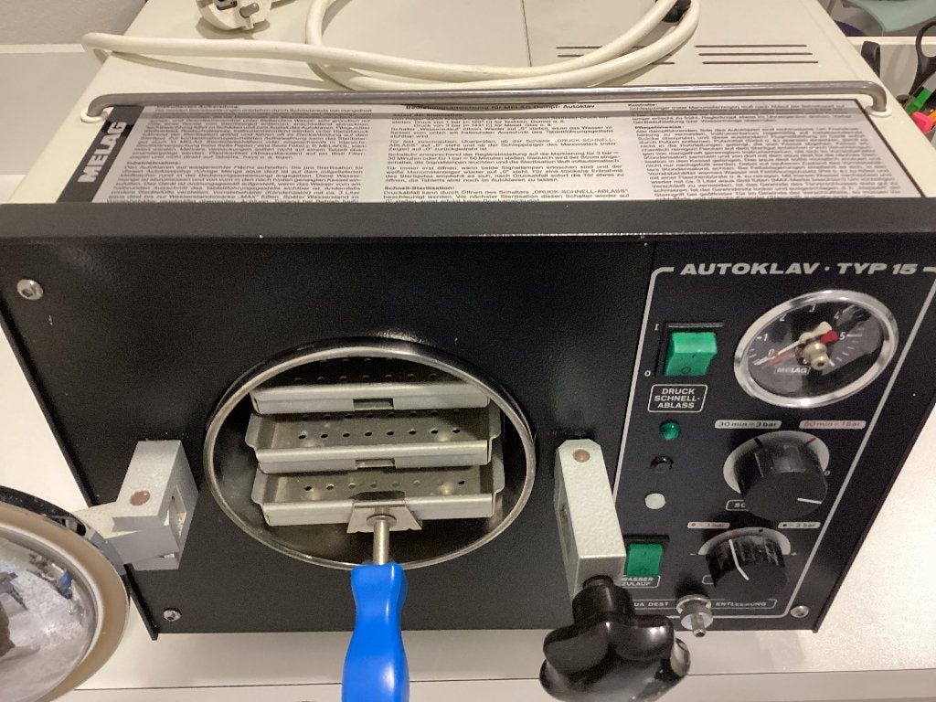 Autoclaaf MELAG, Diversen, Verpleegmiddelen, Ophalen, Gebruikt