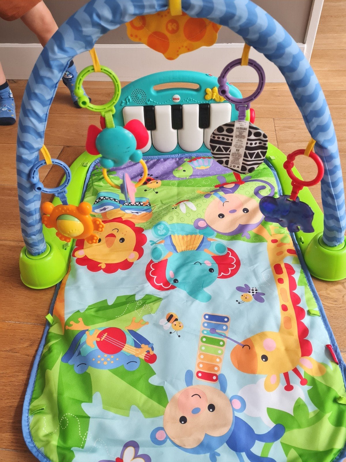 Fisher-Price Kick 'n Play Piano Gym Speelkleed, Ophalen, Gebruikt, Speelkleed, Met geluid