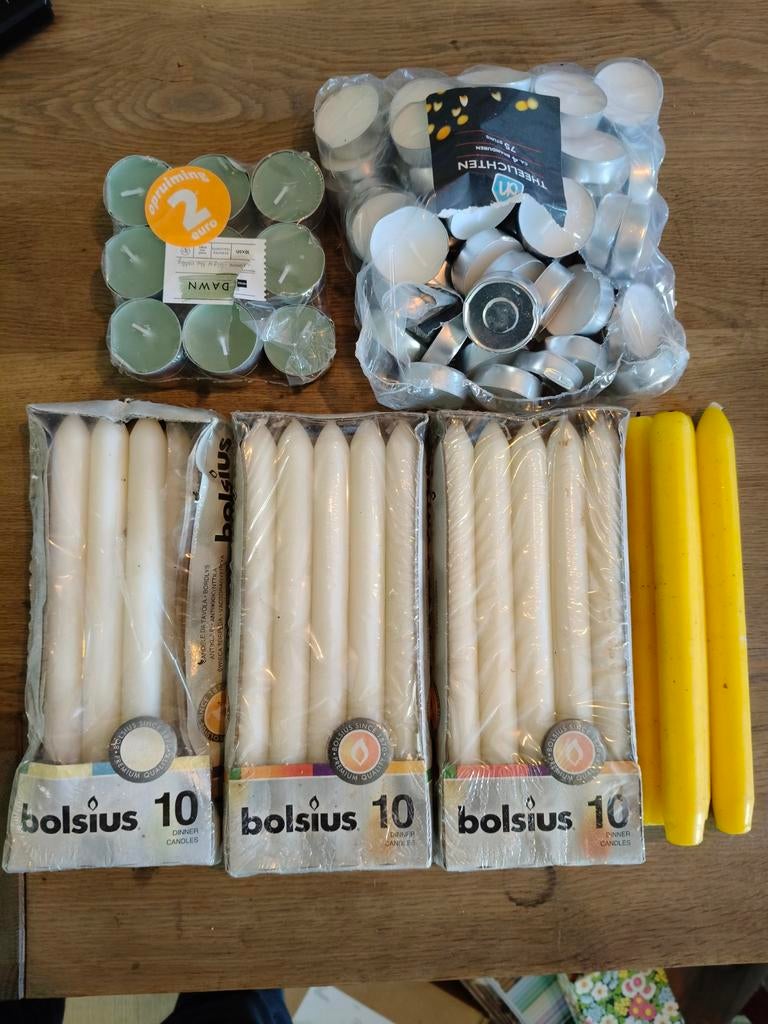 Kaarsen, Hobby en Vrije tijd, Schilderen, Ophalen of Verzenden, Doek