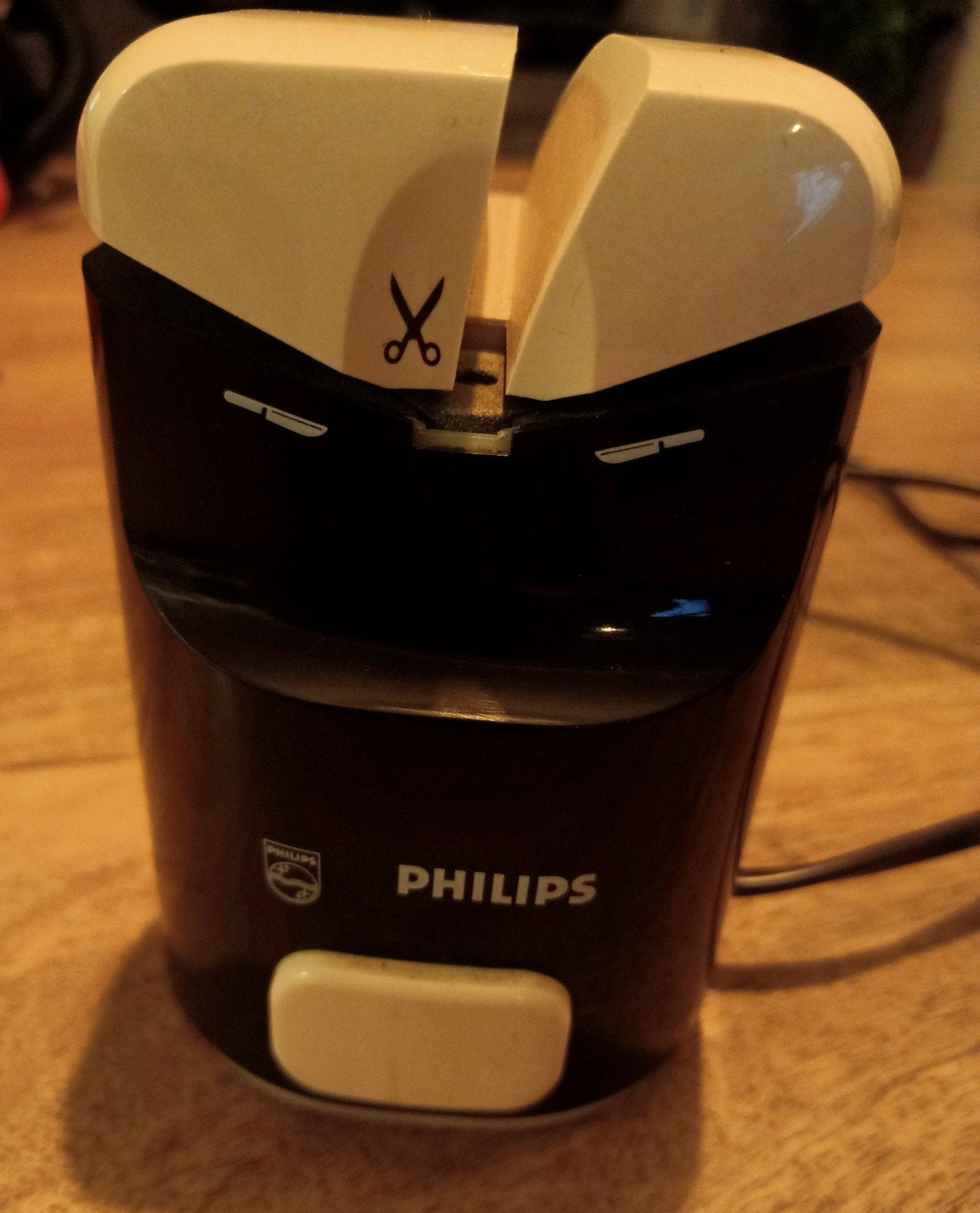 Retro Philips Messenslijper Jaren '70 - Bruin/Beige, Ophalen of Verzenden, Gebruikt