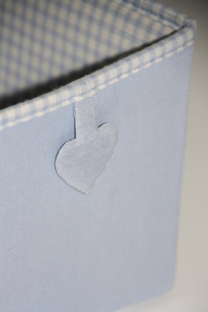 Ikea mandje bakje opvouwbaar blauwe ruit mandje luiermand, Ophalen of Verzenden, Zo goed als nieuw, Overige typen, Overige merken