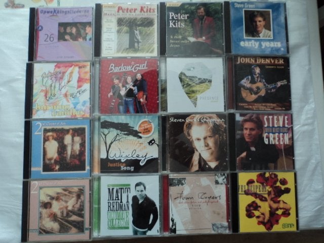 37 GOSPEL CD'S voor titels zie foto's 1 euro per stuk, Ophalen, Zo goed als nieuw, Gospel, Overige typen