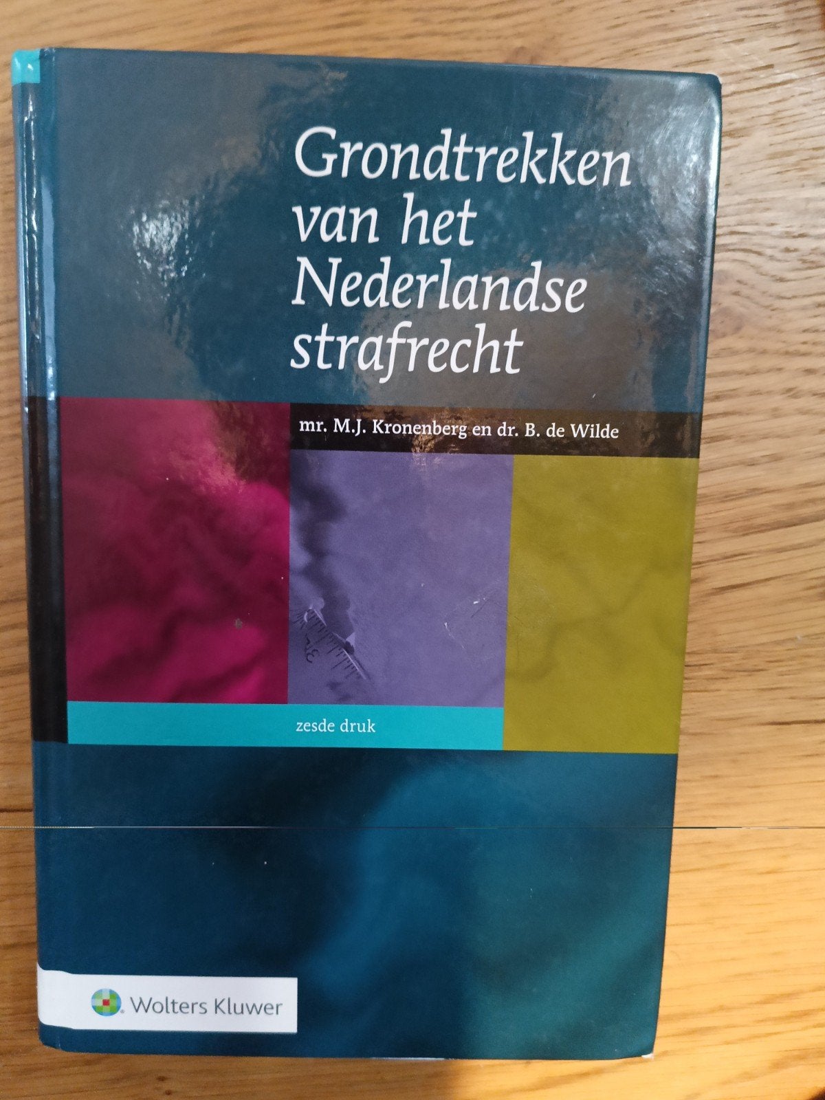 Grondtrekken van het Nederlandse strafrecht, Boeken, Gelezen, Mr. M.J. Kronenberg en dr. B. de Wilde, Ophalen of Verzenden, WO