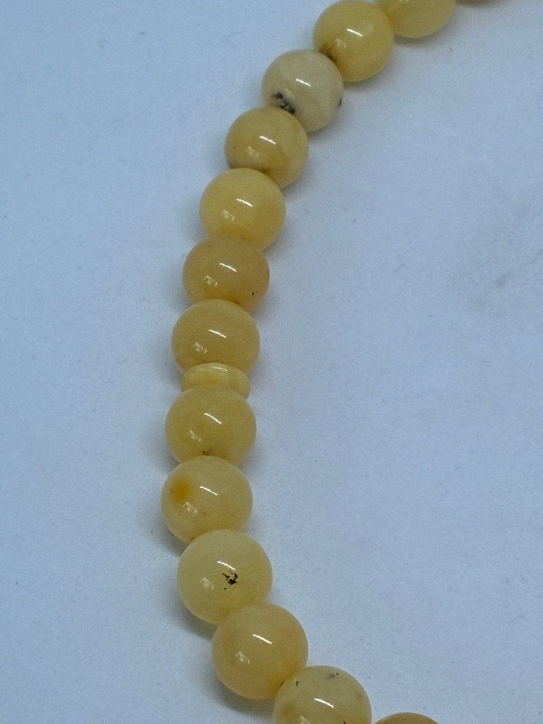 Tasbih Subhah Misbah van Baltisch Amber, Ophalen of Verzenden, Zilver, Ring