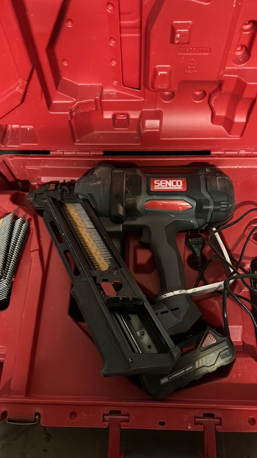 Senco F35XP constructie accu tacker set, Ophalen, Zo goed als nieuw