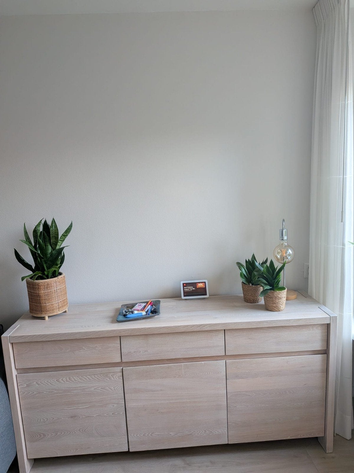 Stijlvol dressoir van 1.80 breed met lades en deuren, Ophalen, Met lade(s), Modern, Scandinavisch, 150 tot 200 cm