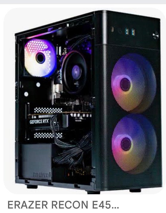 Game PC ERAZER RECON E45 MD35360, Computers en Software, Computerkoelers, Ophalen, Zo goed als nieuw, Luchtkoeling