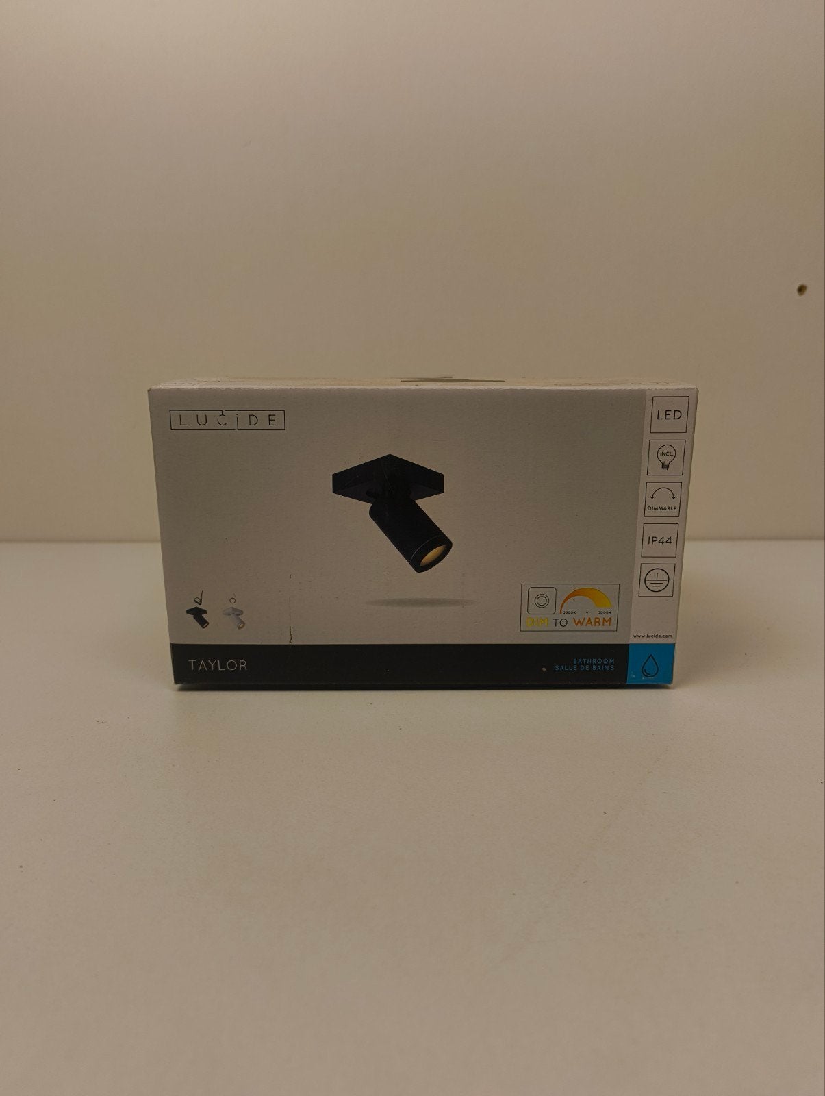 Lucide Taylor LED Opbouwspot GU10 - Dimbaar - Warm Wit, Huis en Inrichting, Led-lamp, Lucide, Info@lucide.be, GU10