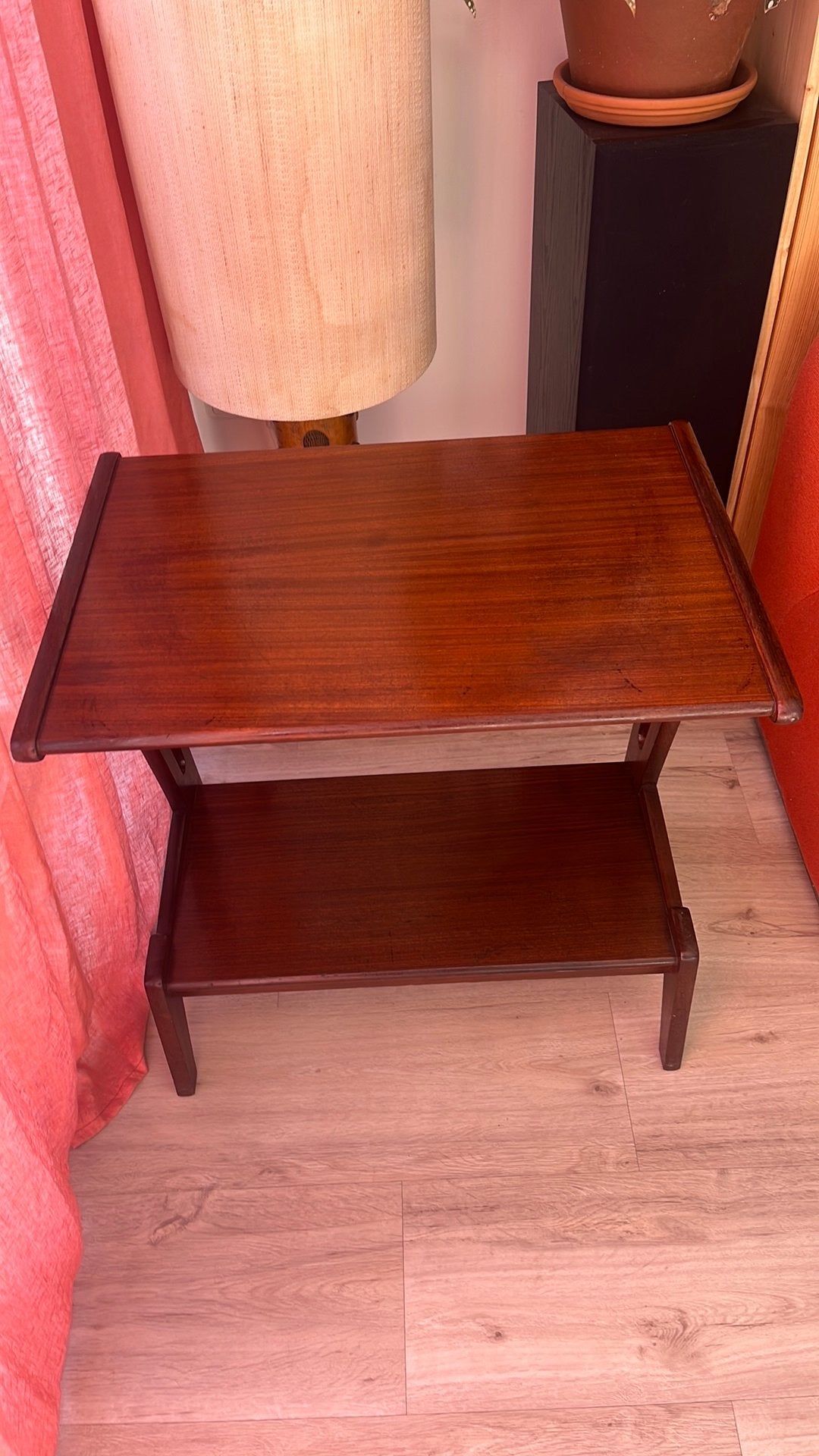 Louis van Teeffelen - Webe -Vintage Bijzettafel - 62x42x65cm, Ophalen, Gebruikt, 55 tot 75 cm, 60 cm of meer