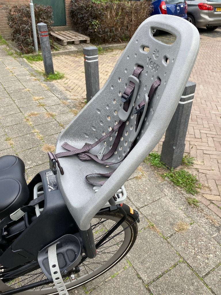 Yepp maxi fietsstoeltje grijs, Fietsen en Brommers, Ophalen, Achterzitje, 9 t/m 18 kg, Thule Yepp