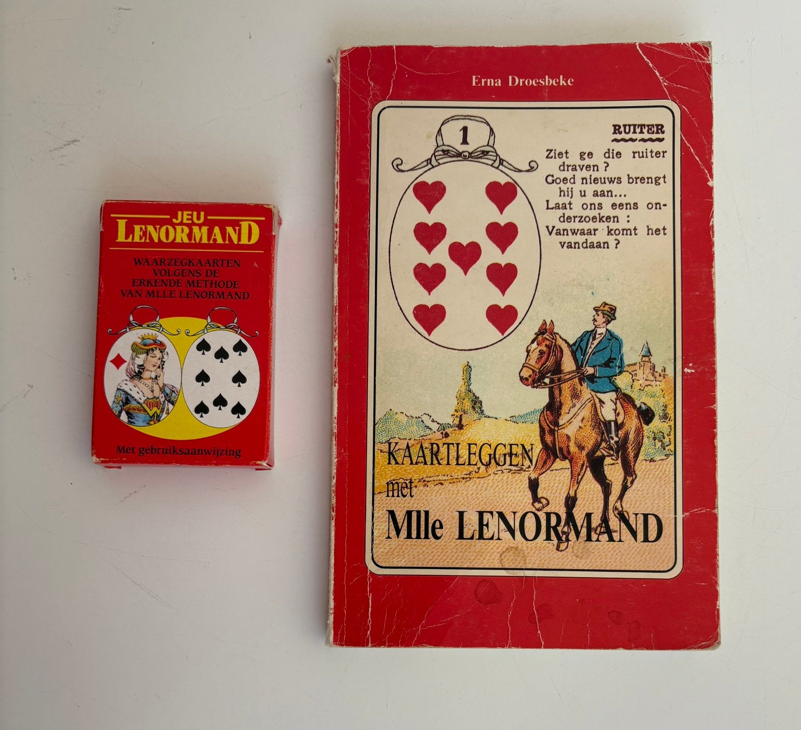 Mlle Lenormand waarzegkaarten met boekje, Ophalen of Verzenden, Zo goed als nieuw, Tarot of Kaarten leggen, Overige typen