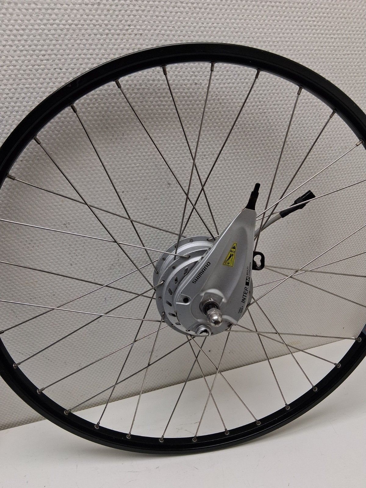 Gazelle Innergy voorwielmotor 5pins zwarte velg, Fietsen en Brommers, Fietsonderdelen, Zo goed als nieuw, Motor, Aluminium, Gazelle