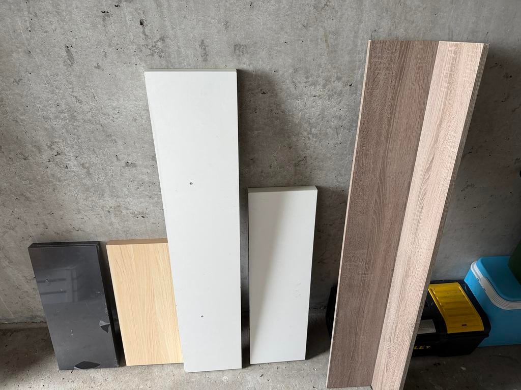 Verschillende wandplanken, Huis en Inrichting, Woonaccessoires | Wandplanken en Boekenplanken, Ophalen, Gebruikt