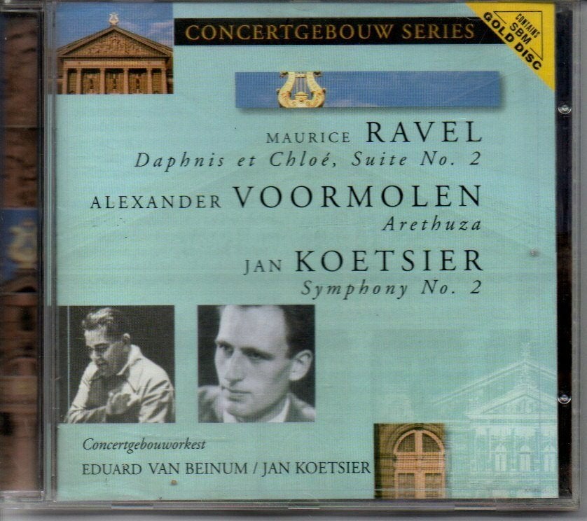 Ravel, Voormolen, Koetsier - Concertgebouw Series CD, Ophalen of Verzenden, Modernisme tot heden, Zo goed als nieuw, Orkest of Ballet
