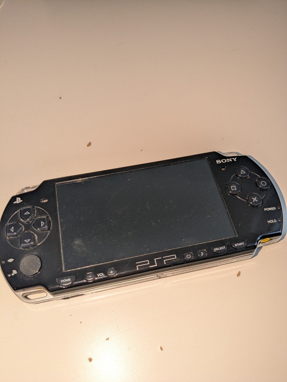 Defecte Sony PSP 2000 - Gaat aan, geen beeld, Ophalen of Verzenden, Niet werkend, Zwart