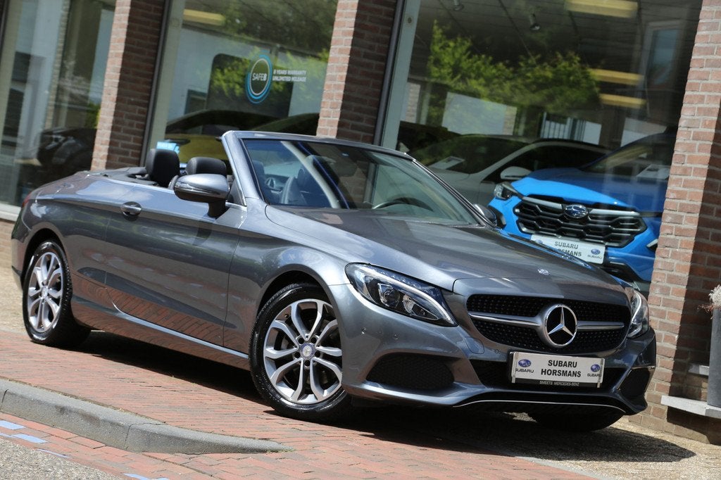 Mercedes-Benz C-Klasse Cabrio 200 Ambition Navi LED Airscarf, Auto's, Mercedes-Benz, Automaat, 12 maanden, Achterwielaandrijving
