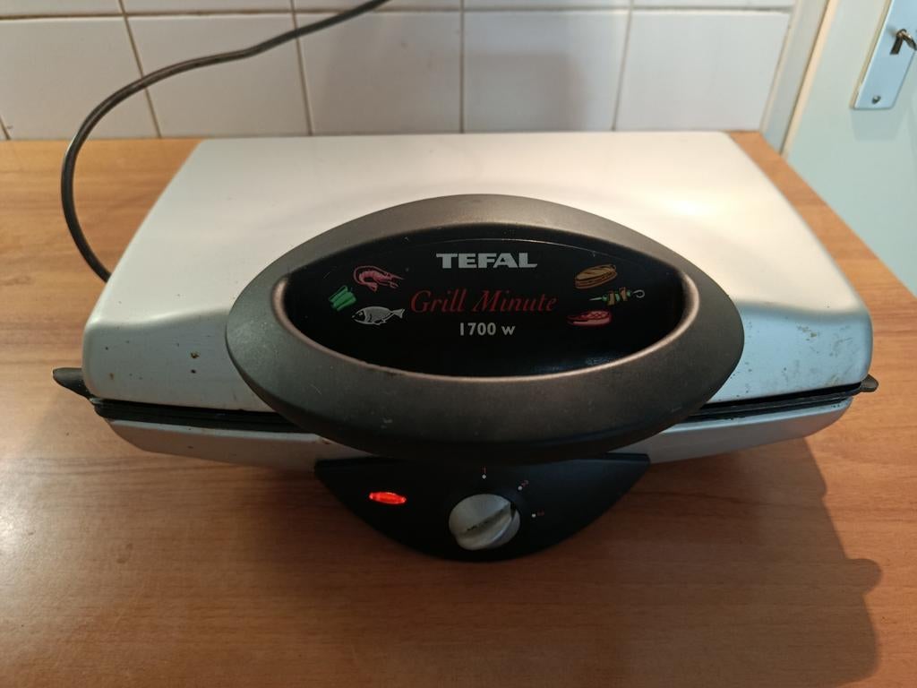 Tefal Grill Minute Tosti IJzer 1700W, Ophalen of Verzenden, Gebruikt