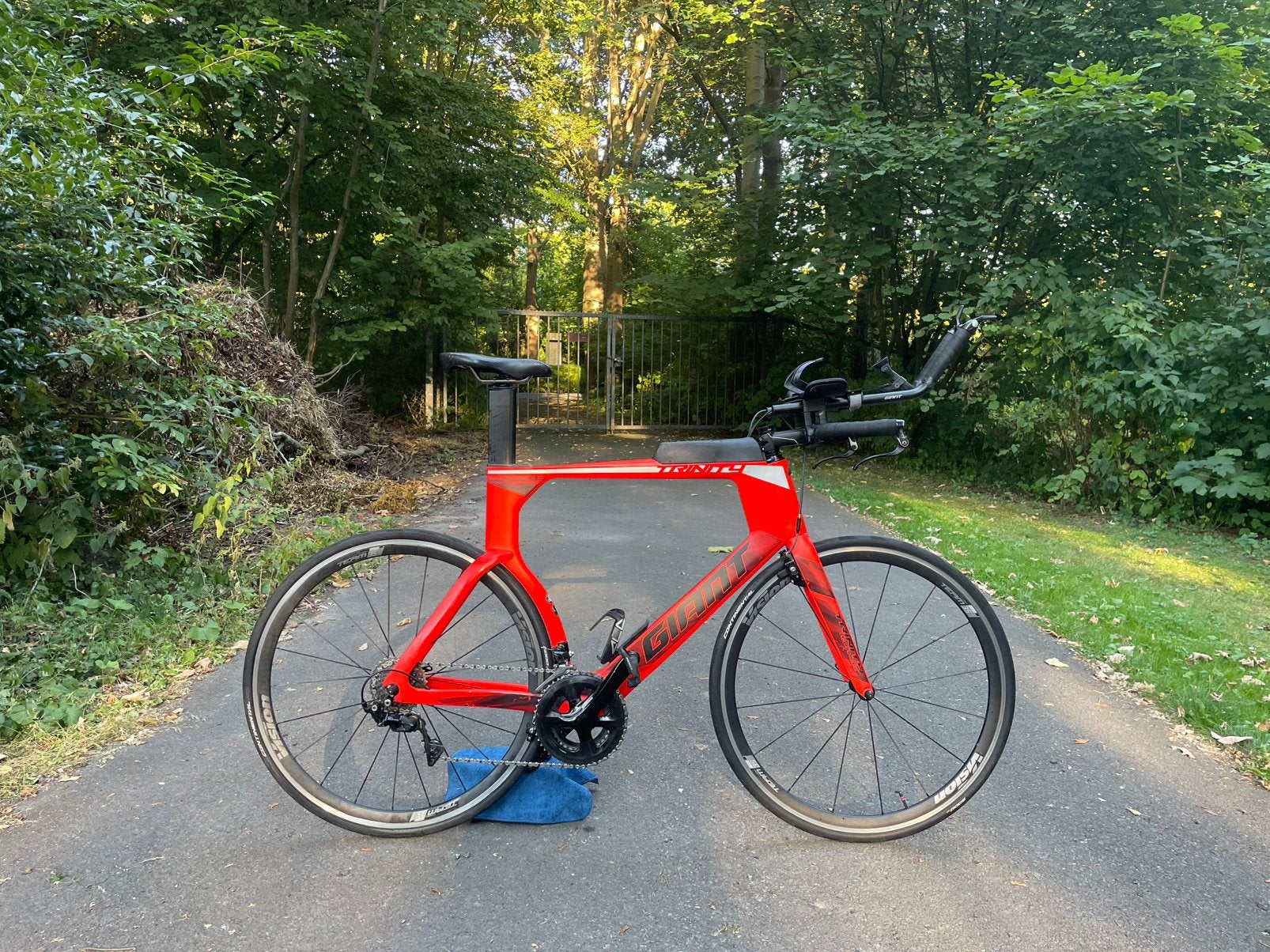 Giant trinity l - Tijdritfiets/Triathlonfiets, Ophalen, Gebruikt, Aluminium, Giant