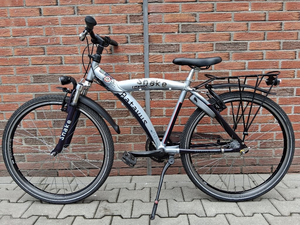 Nette Batavus Snake 26 inch, 43 cm. met 3 versnellingen, Terugtraprem, Gebruikt, Batavus, Handrem