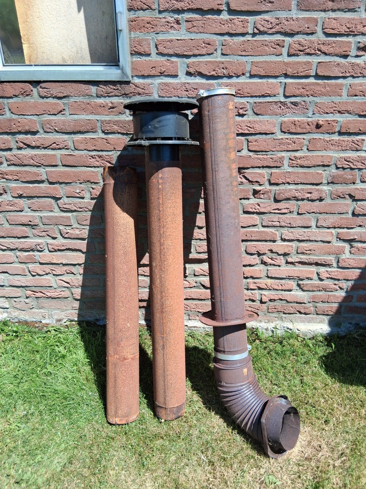 Kachelpijp te koop, Ophalen, Gebruikt