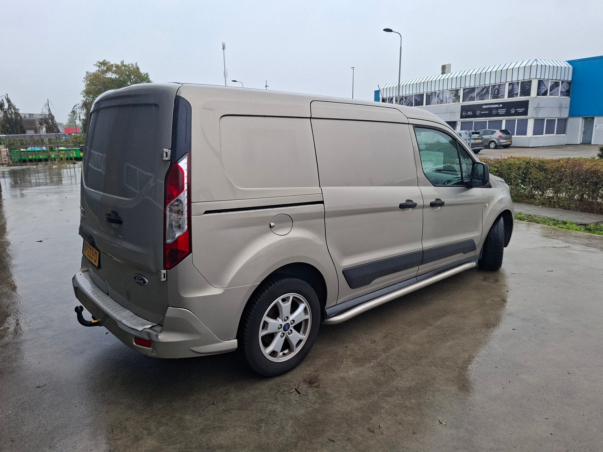 Ford Transit Connect 1.5 TDCI L2 automaat 3 persoons euro 6, Auto's, Stof, Gebruikt, 4 cilinders, Beige